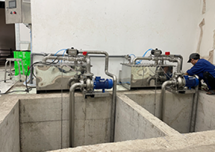 Hệ thống xử lý nước để khử độc thuốc trừ sâu